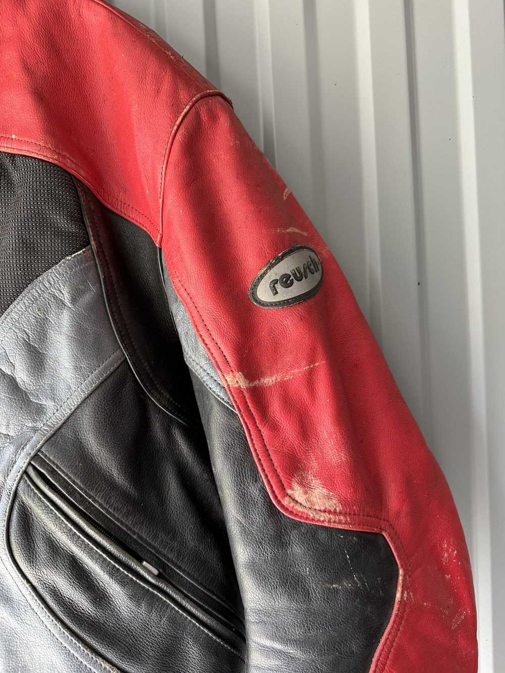 Leather Jacket × Racing × Vintage Racing Rare Gen… - image 9