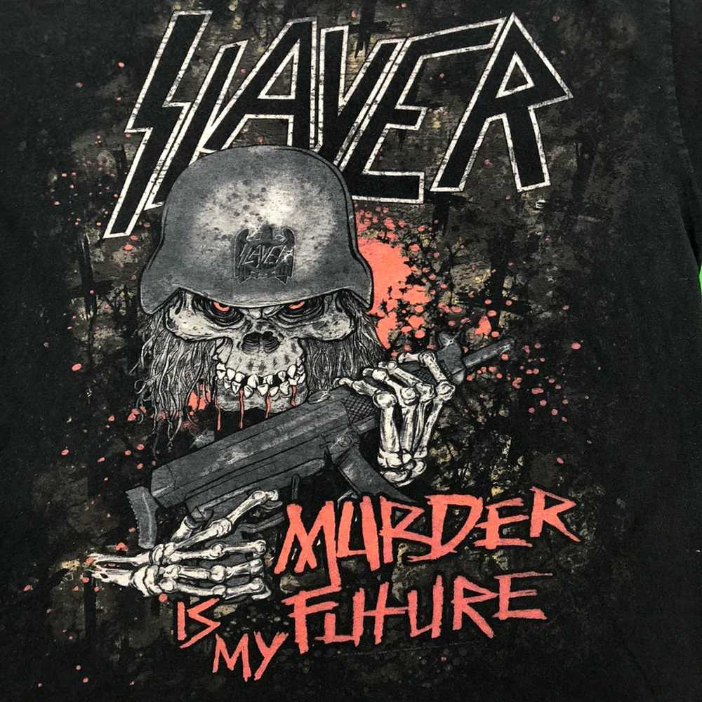 Band Tees × Slayer × Vintage Vintage 2010 Slayer … - image 2