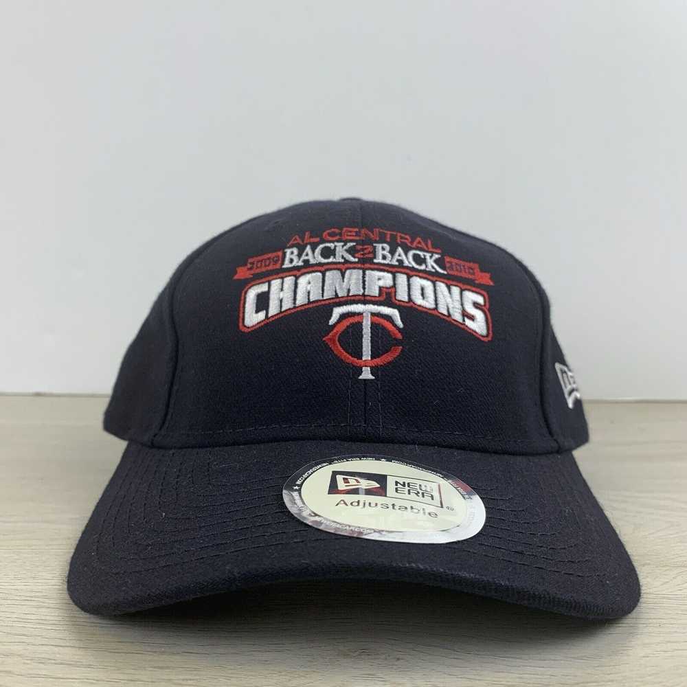 New Era Minnesota Twins Hat Blue Adjustable Hat N… - image 3