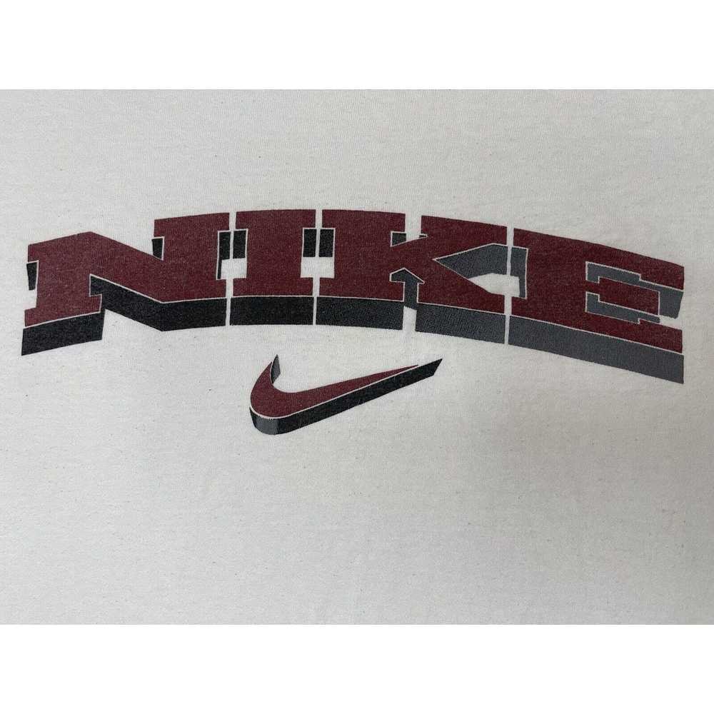 Nike Vintage 90s Nike Basic Center Swoosh Block S… - image 2