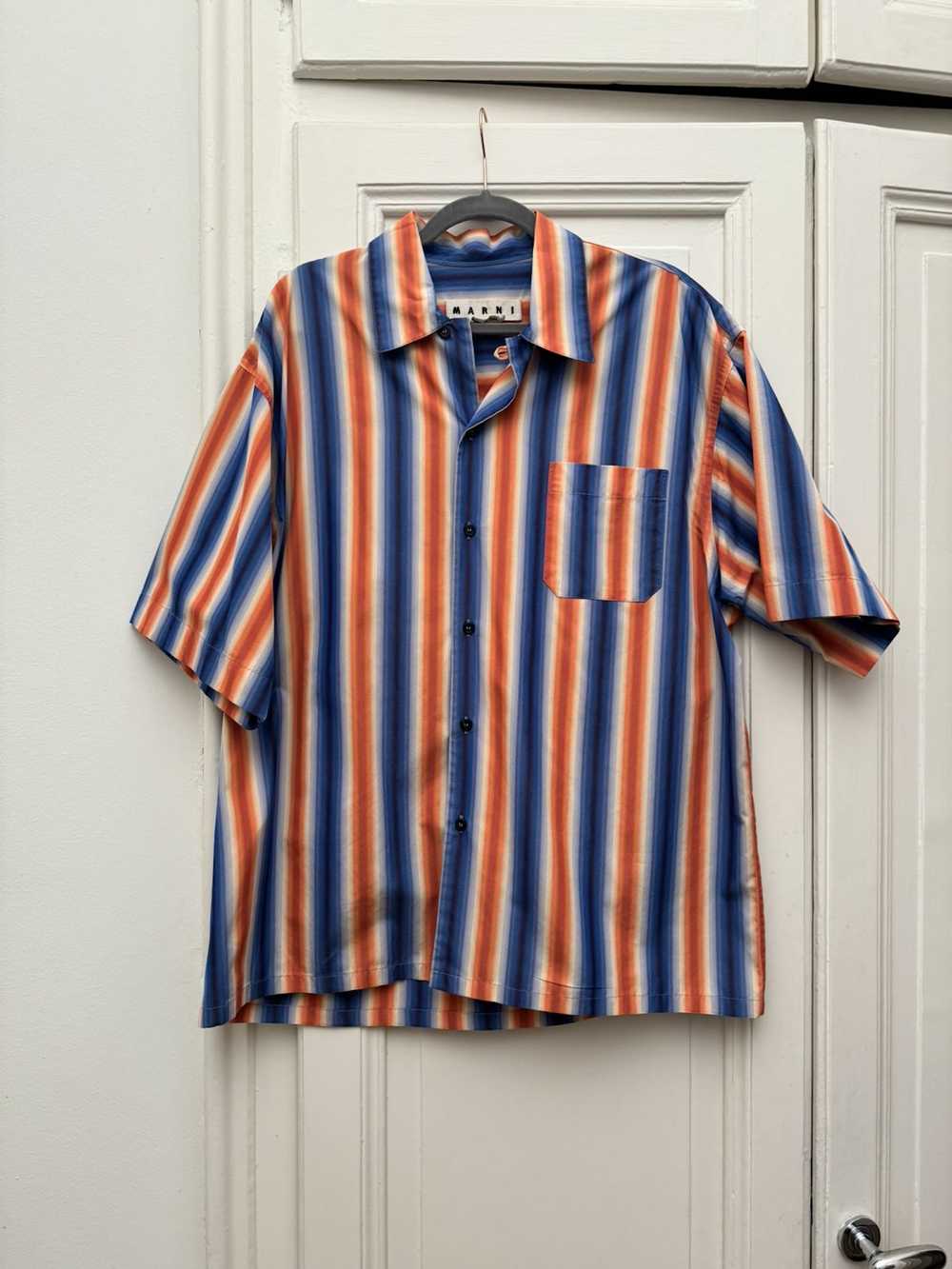 Marni MARNI striped bowling Shirt SS2019 - image 1