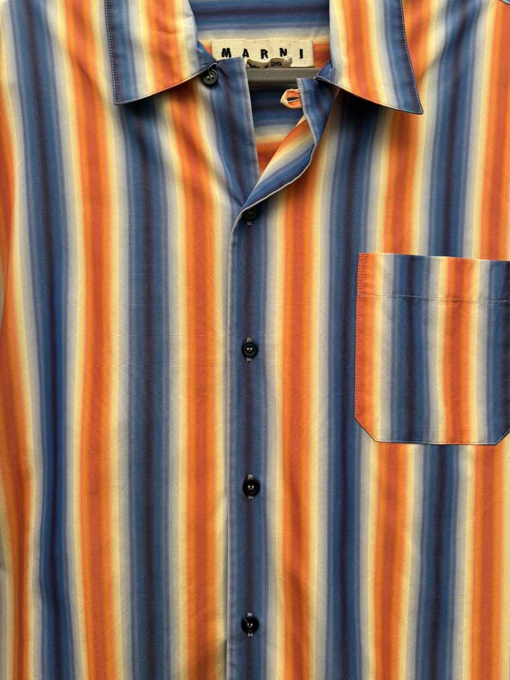 Marni MARNI striped bowling Shirt SS2019 - image 2