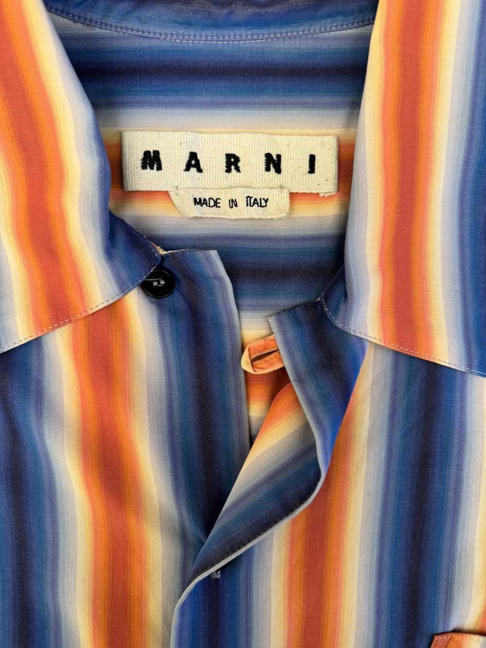 Marni MARNI striped bowling Shirt SS2019 - image 5