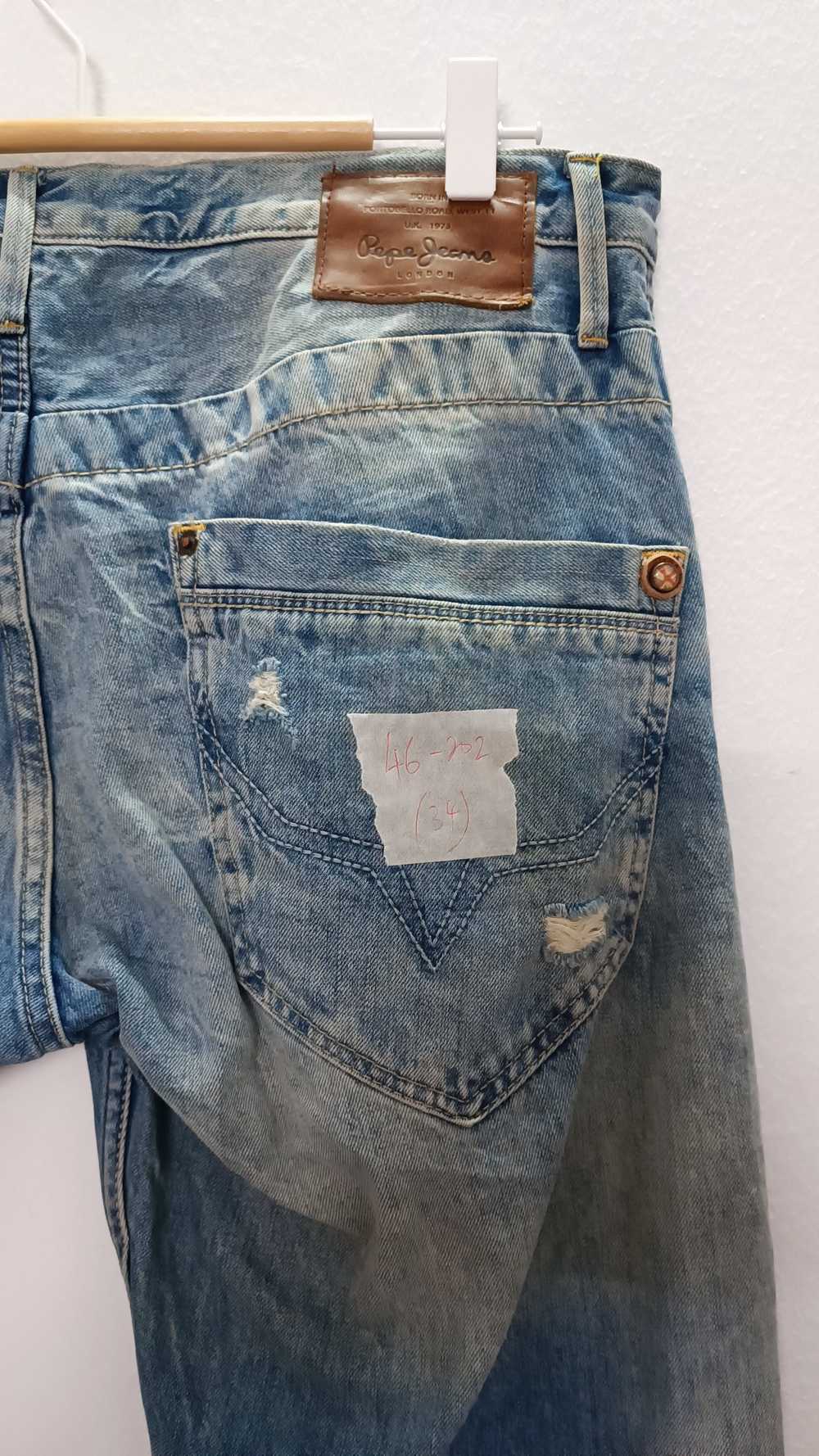 Japanese Brand × Pepe Jeans × Streetwear Shredded… - image 3