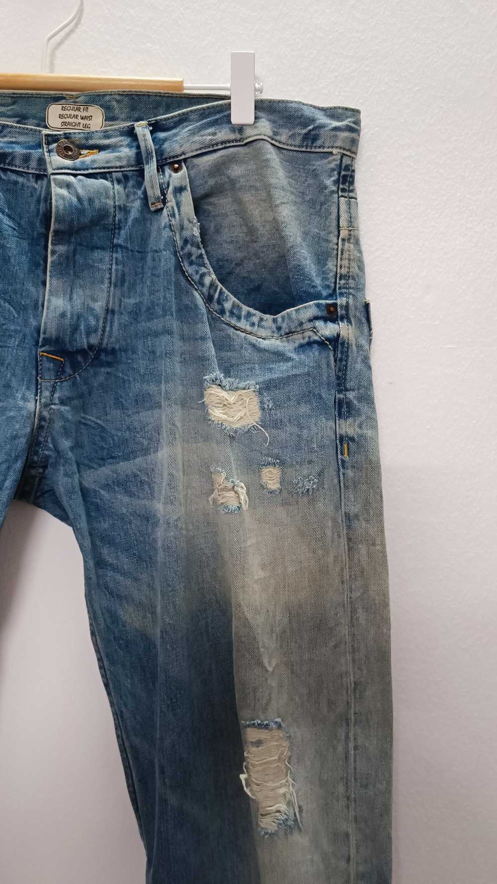 Japanese Brand × Pepe Jeans × Streetwear Shredded… - image 7