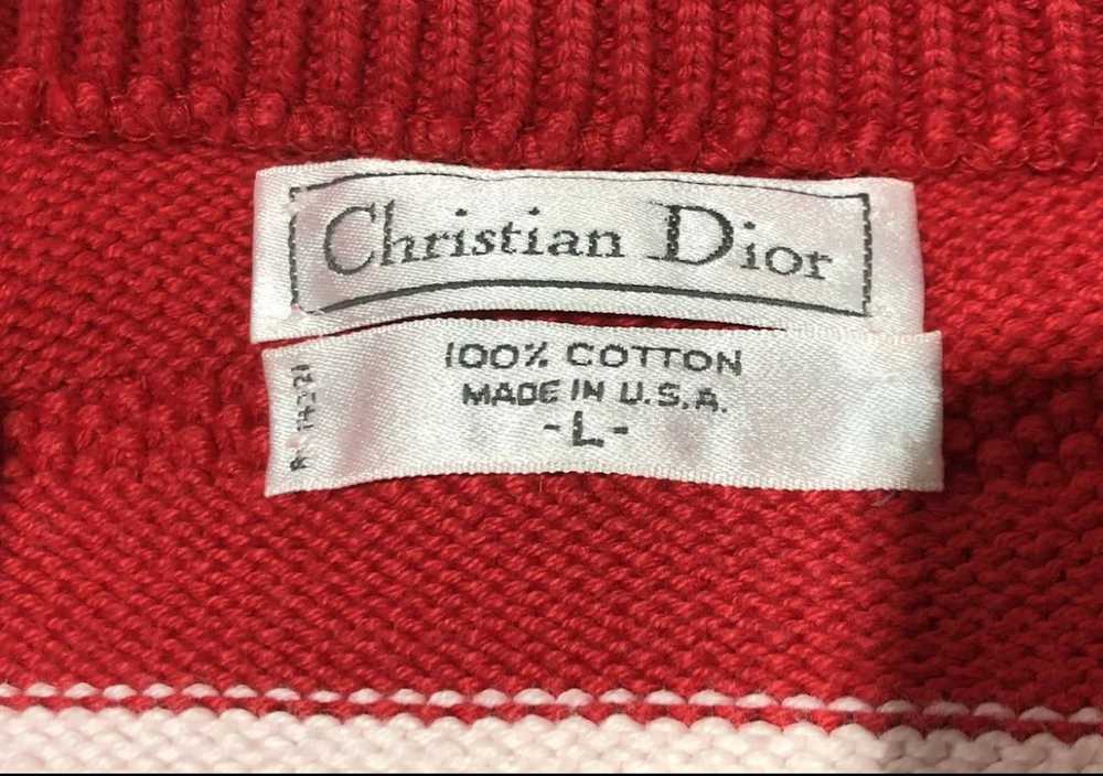 Dior Rare Authentic Christian Dior Red/Pink Sweat… - image 4