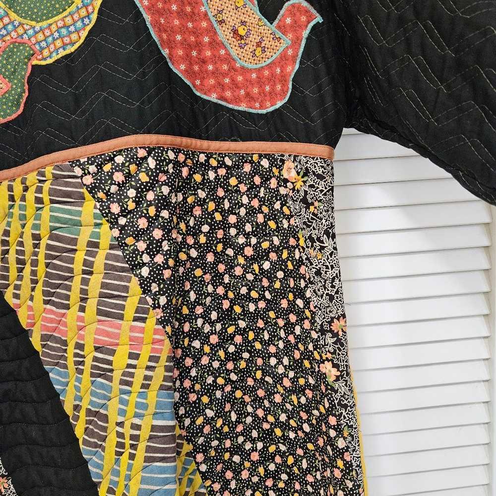 Vintage Women's Neiman Marcus Mosaic
Patchwork Li… - image 11