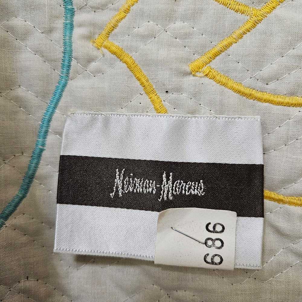 Vintage Women's Neiman Marcus Mosaic
Patchwork Li… - image 4