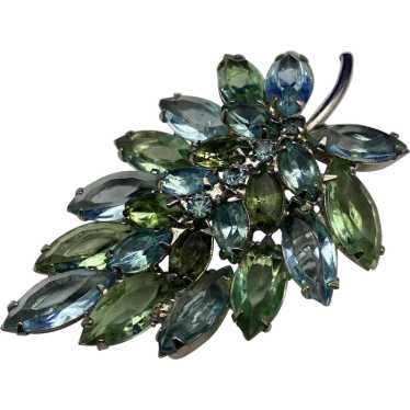 Fabulous Aqua Blue and Green Marquise Navette Ston