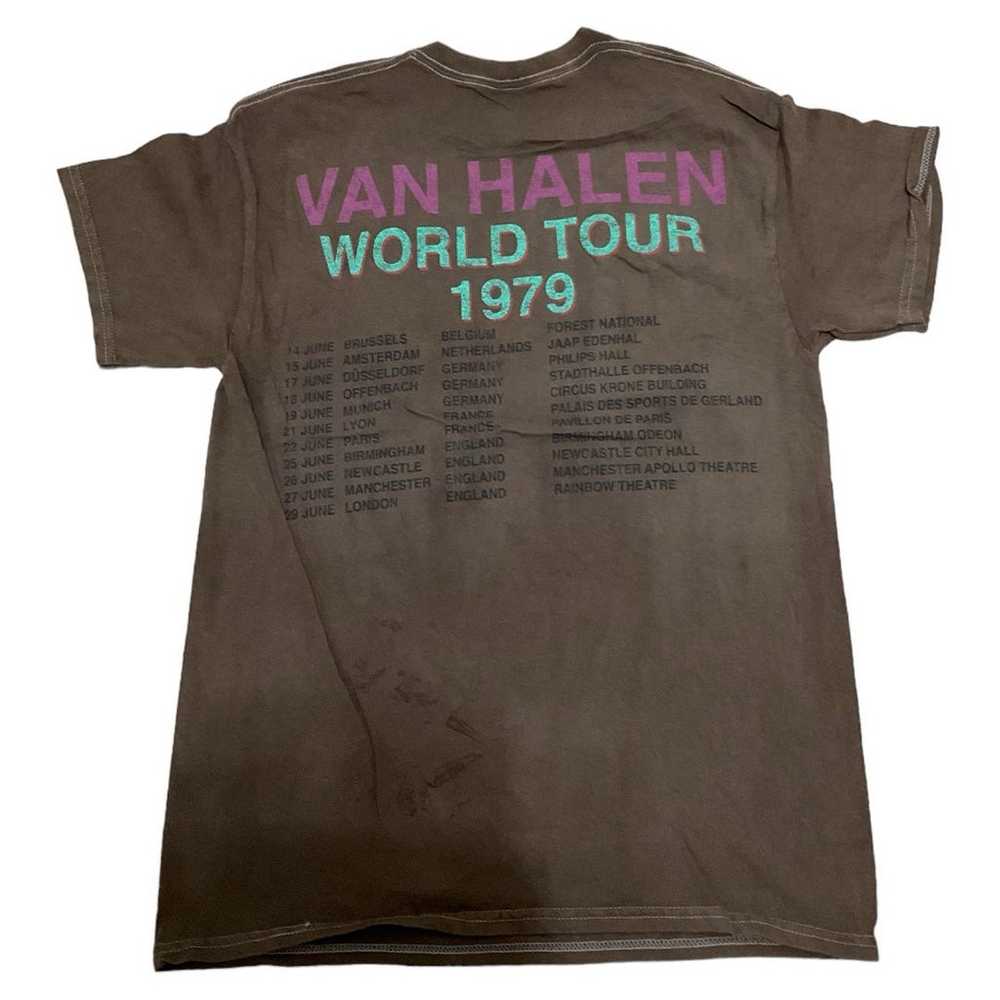 Van Halen 1979 Tour band tee Mens size M - image 4
