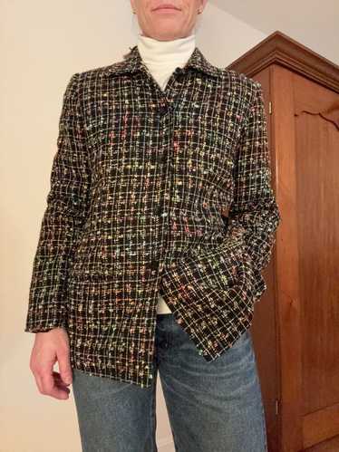 Sag Harbor Vintage Rainbow Tweed Blazer (10) | Use