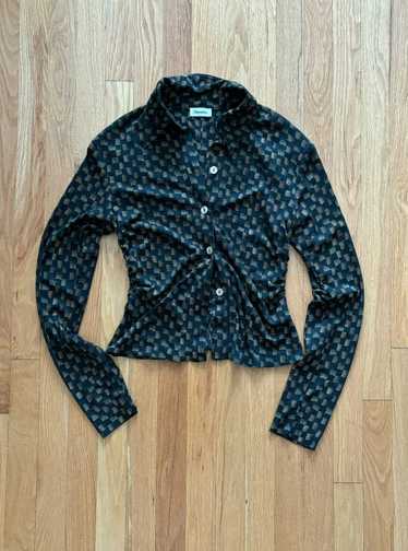 Nanushka Long-Sleeve Button (S) | Used, Secondhand