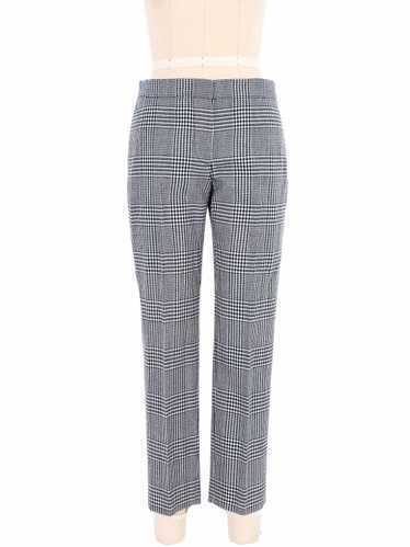 Alexander McQueen Checkered Houndstooth Trousers