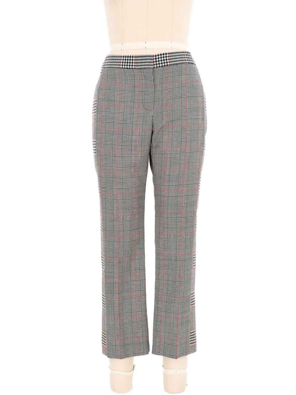 Alexander McQueen Glen Plaid Cropped Trousers - image 1