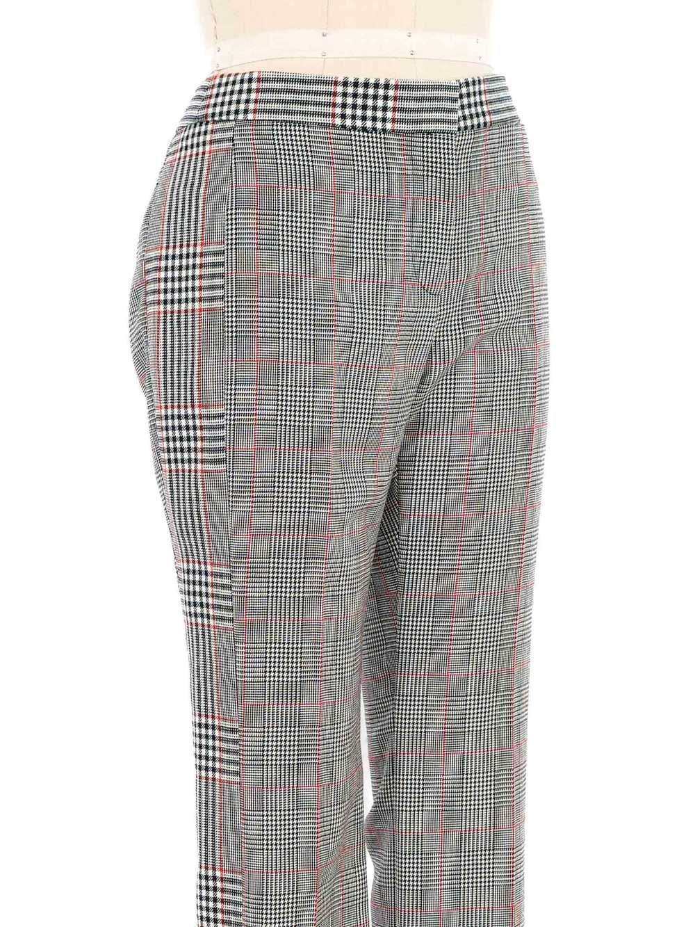 Alexander McQueen Glen Plaid Cropped Trousers - image 2