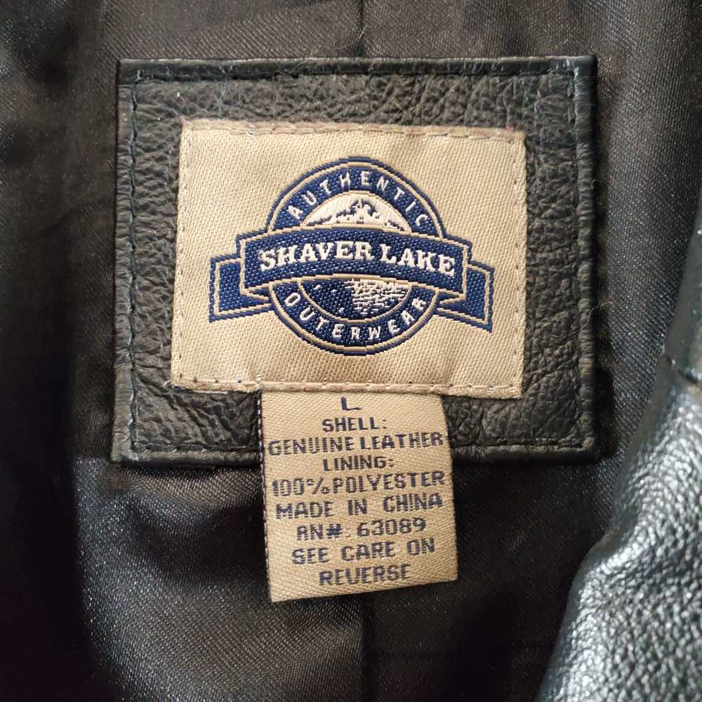 Shaver Lake Women's Black Leather Jacket SZ L - image 3