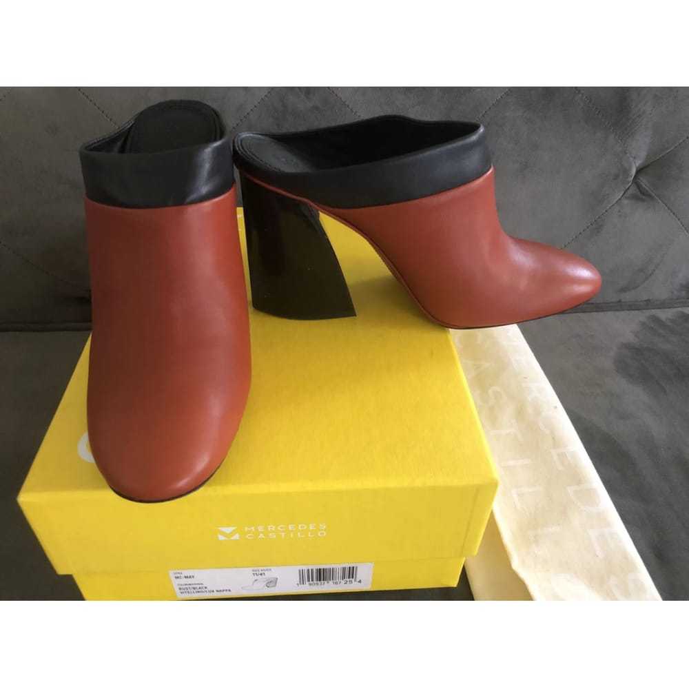 Mercedes Castillo Leather mules & clogs - image 7