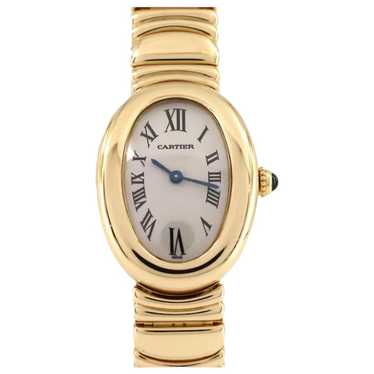 Cartier Baignoire yellow gold watch - image 1