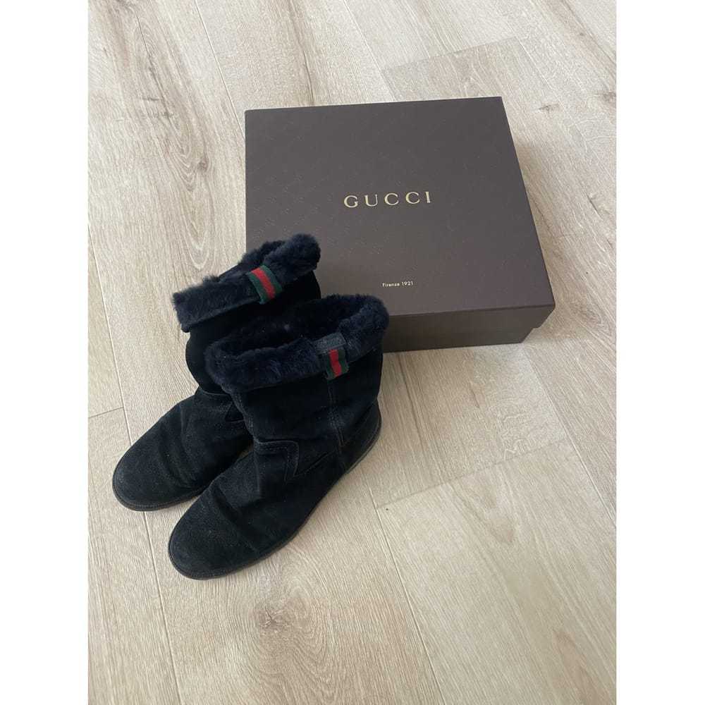 Gucci Leather snow boots - image 5