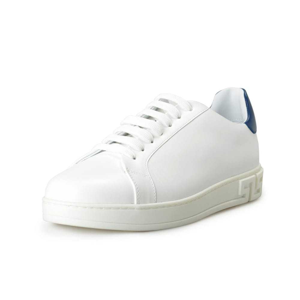 Versace Leather low trainers - image 2