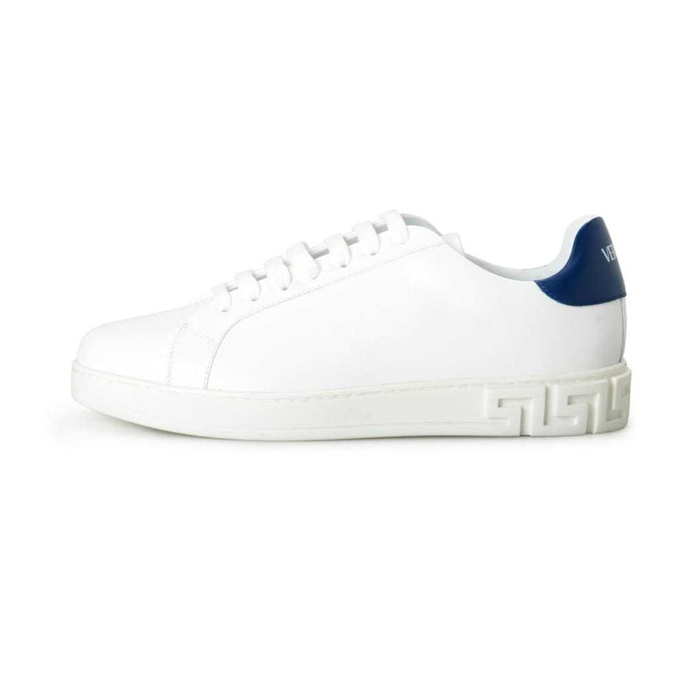 Versace Leather low trainers - image 6