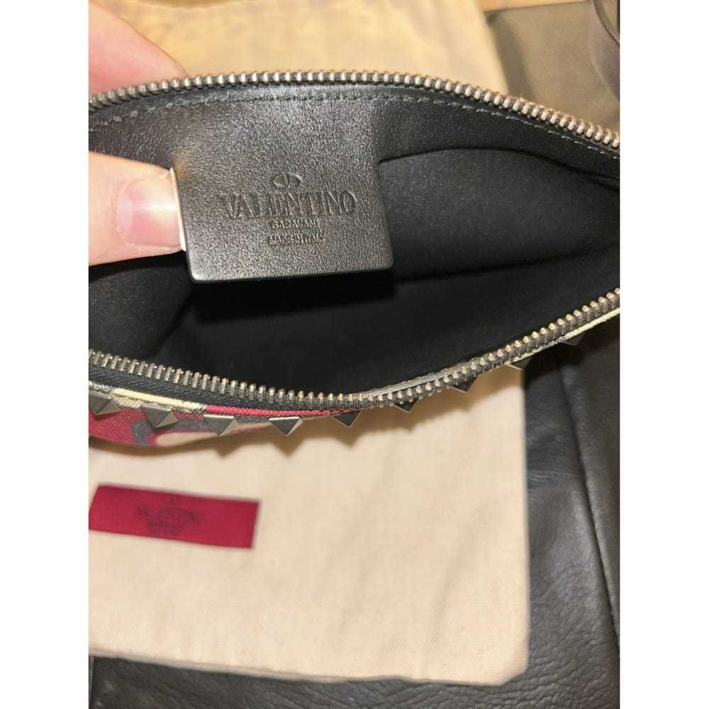 Valentino Garavani Rockstud cloth clutch bag - image 4