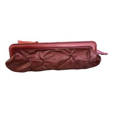 Agnès B. Leather clutch bag - image 1