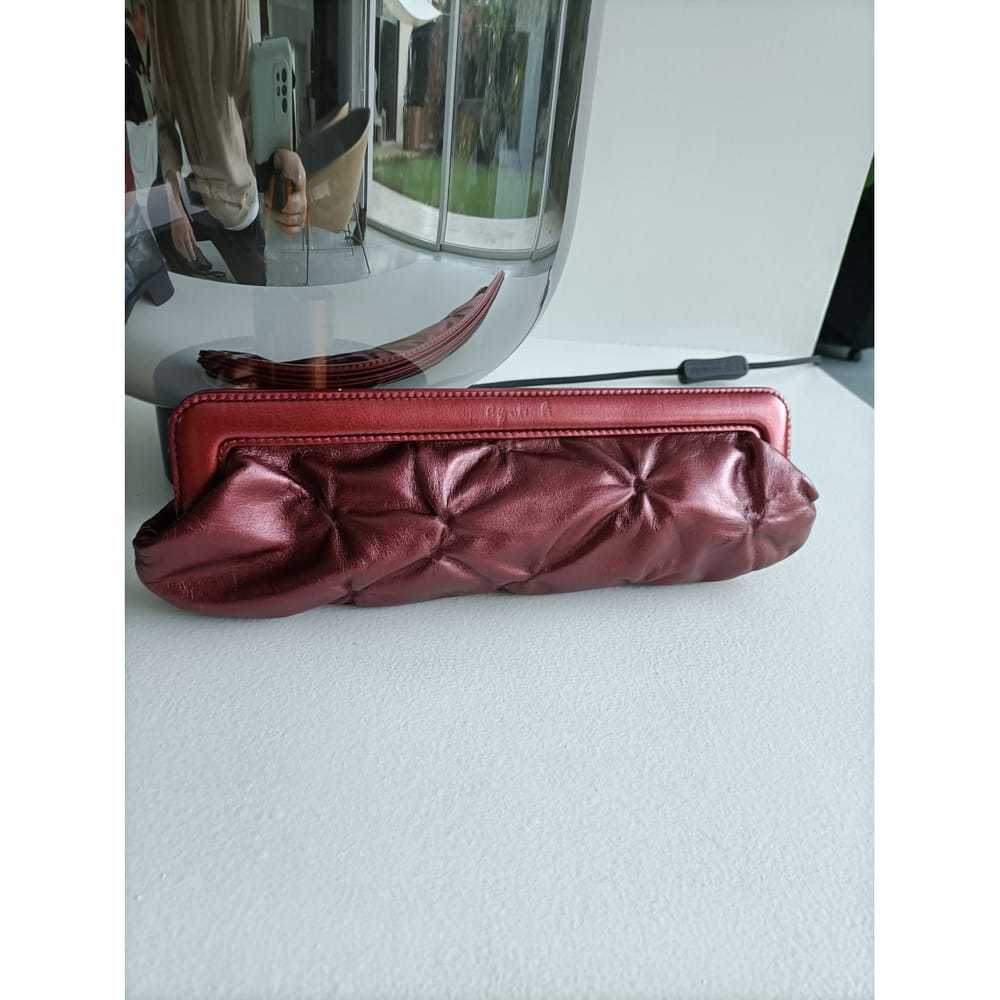 Agnès B. Leather clutch bag - image 4