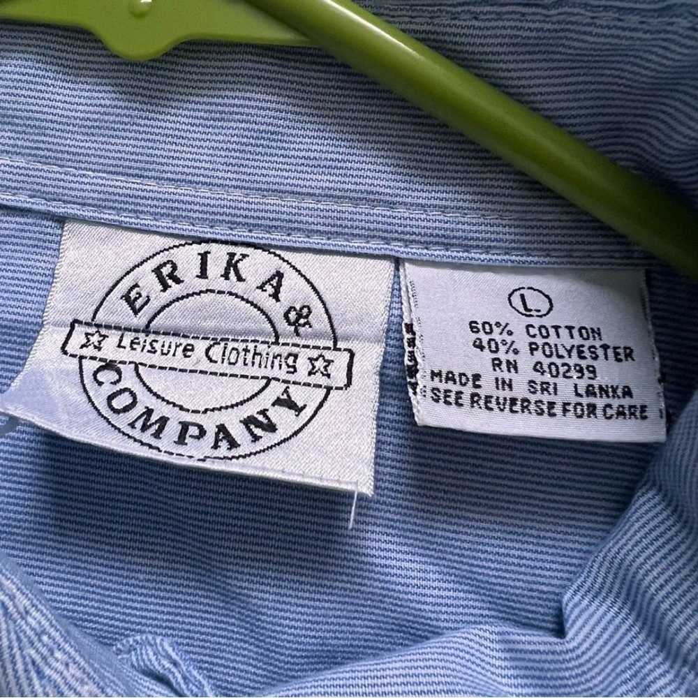 Vintage Erika & Company Embroidered Long Sleeve S… - image 2