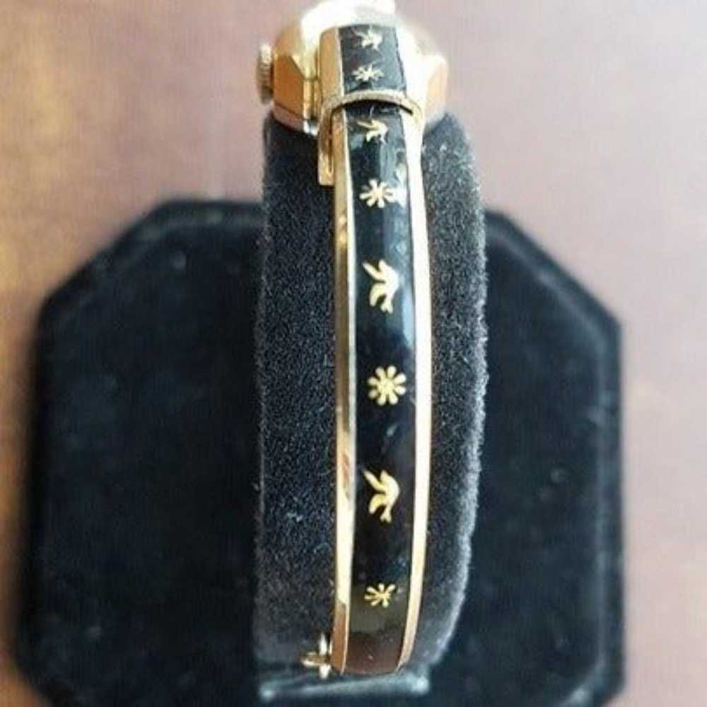 Fleurlys womens bracelet watch,10k microns,vintag… - image 5