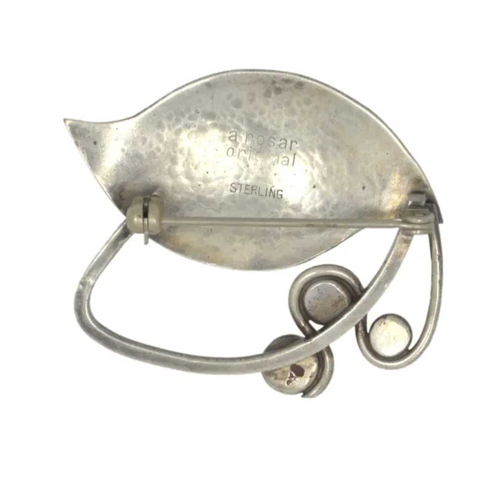 A Rosar Original Mid Century Sterling Silver Hamm… - image 2
