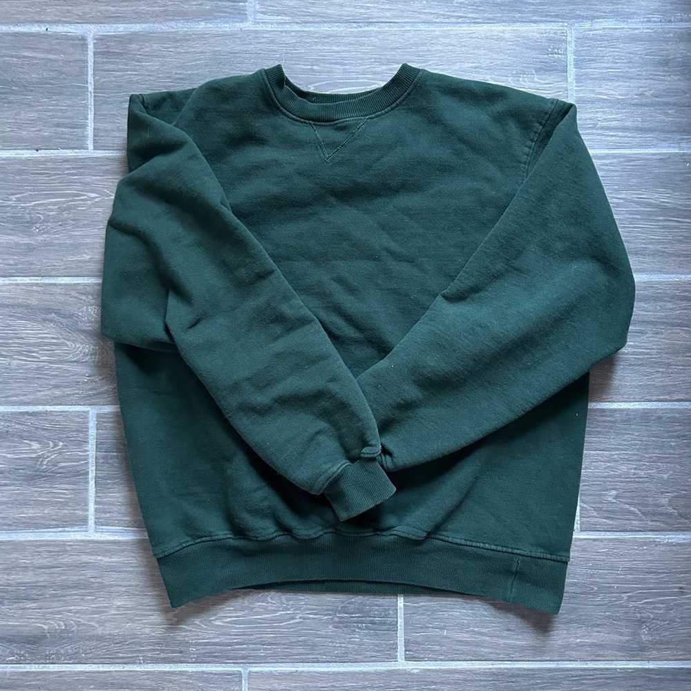 vintage green champion sweatshirt - image 6