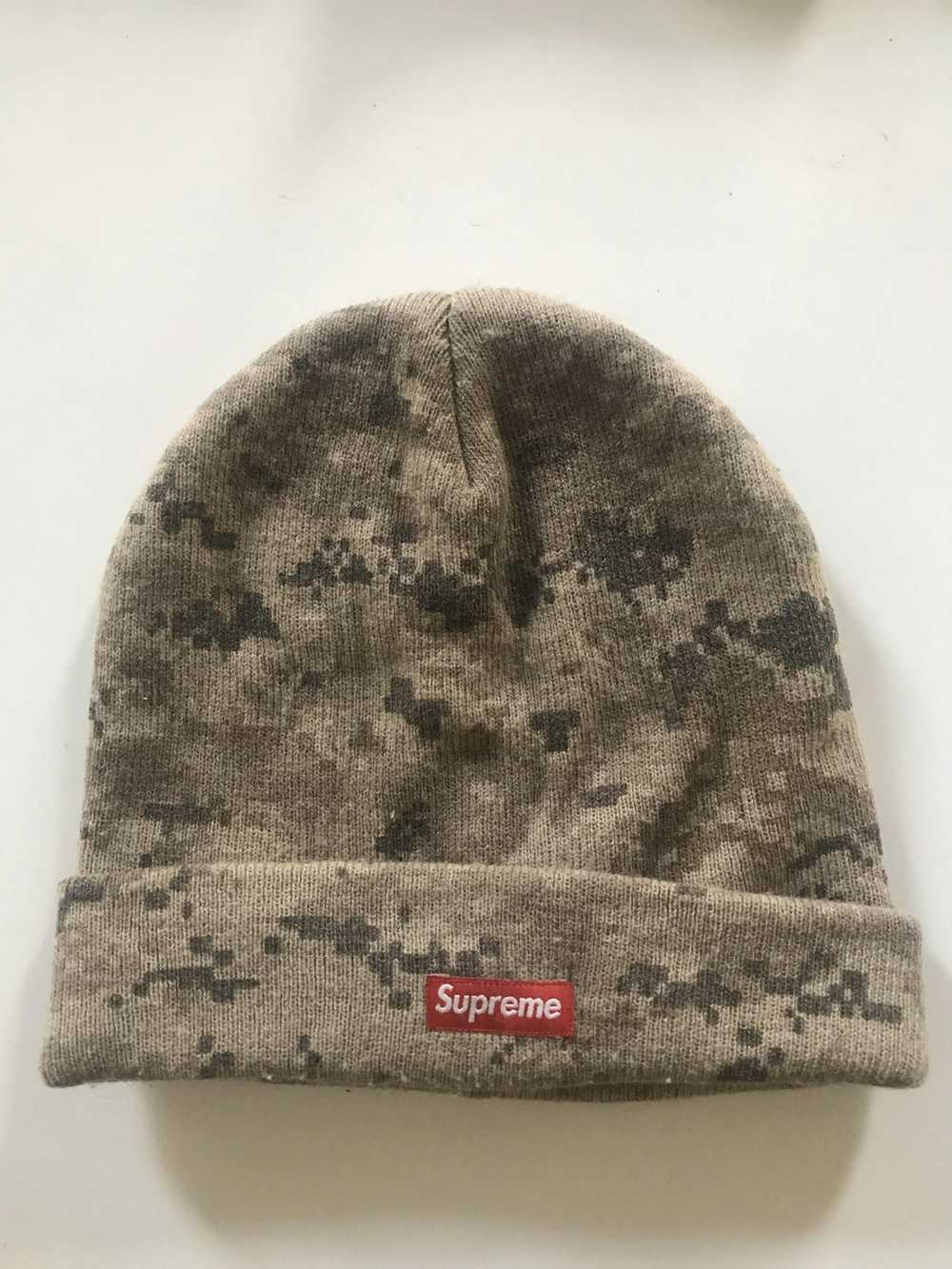 Supreme Supreme Tan Digi Camo Beanie FW17 - image 1