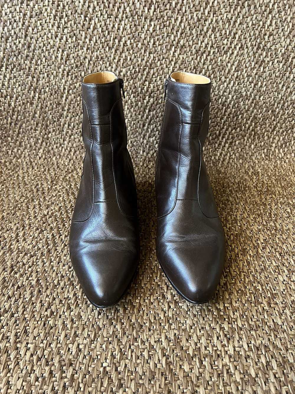 Acme Clothing Vintage Zip Ankle Boots Brown - image 3