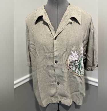 CP Shade CP SHADES Vintage 3/4 Sleeve Beige shirt