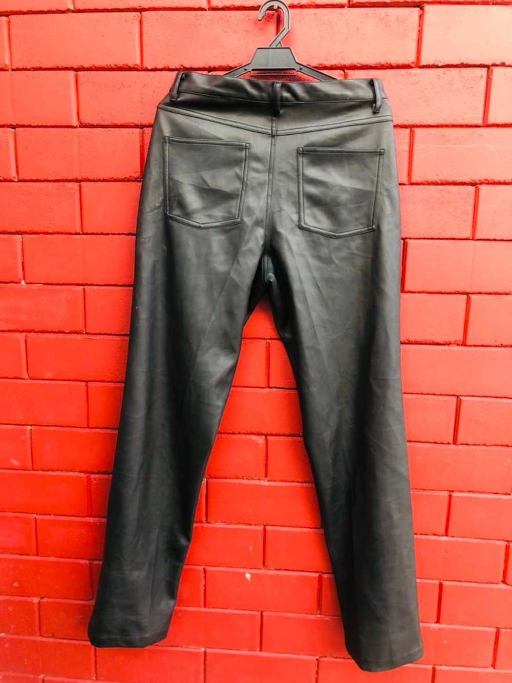 Japanese Brand × Streetwear Vintage leather Pant … - image 2