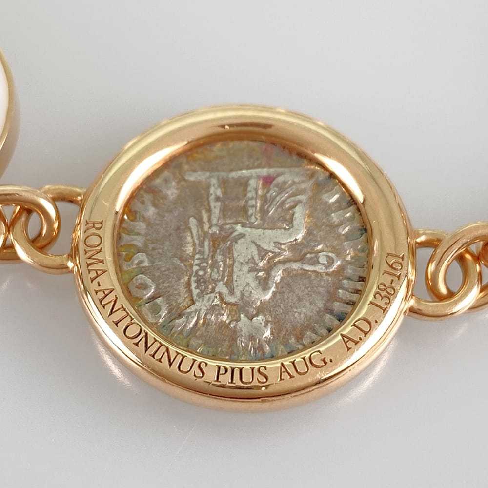 Bvlgari Monete pink gold bracelet - image 12