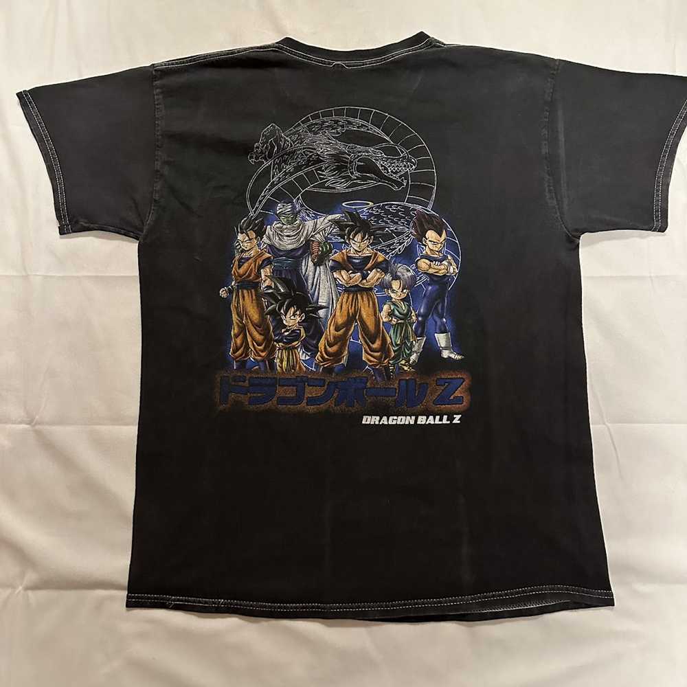 Streetwear Dragon Ball Z Washed Black T-Shirt - image 3