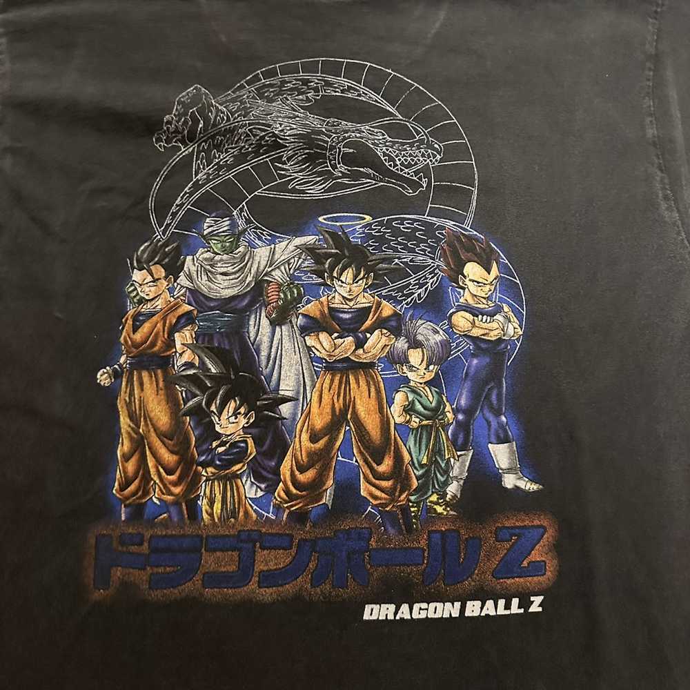 Streetwear Dragon Ball Z Washed Black T-Shirt - image 5