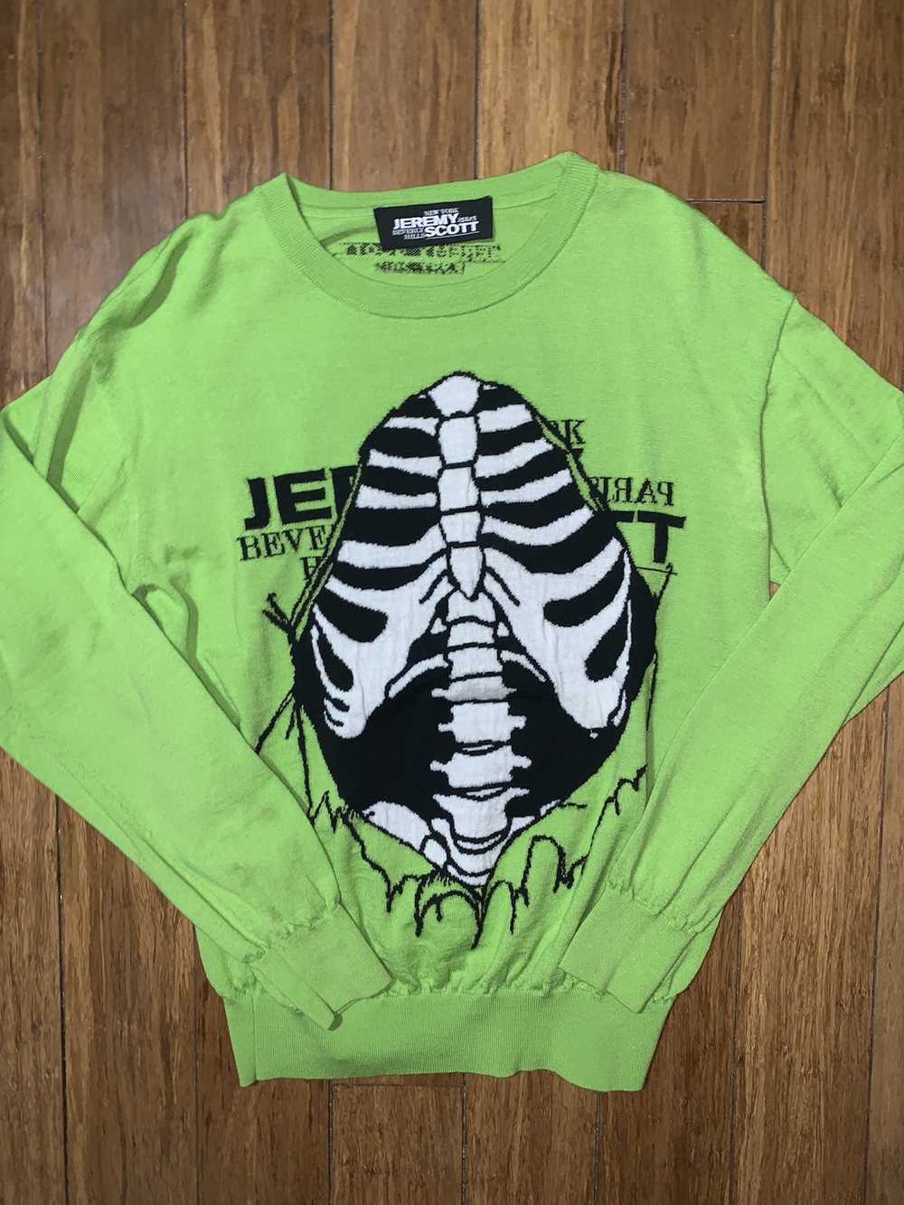 Jeremy Scott Jeremy Scott skeleton sweater - image 1