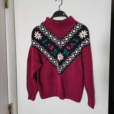 Vintage Vtg 80s 90s Knit Sweater Sheridan Square