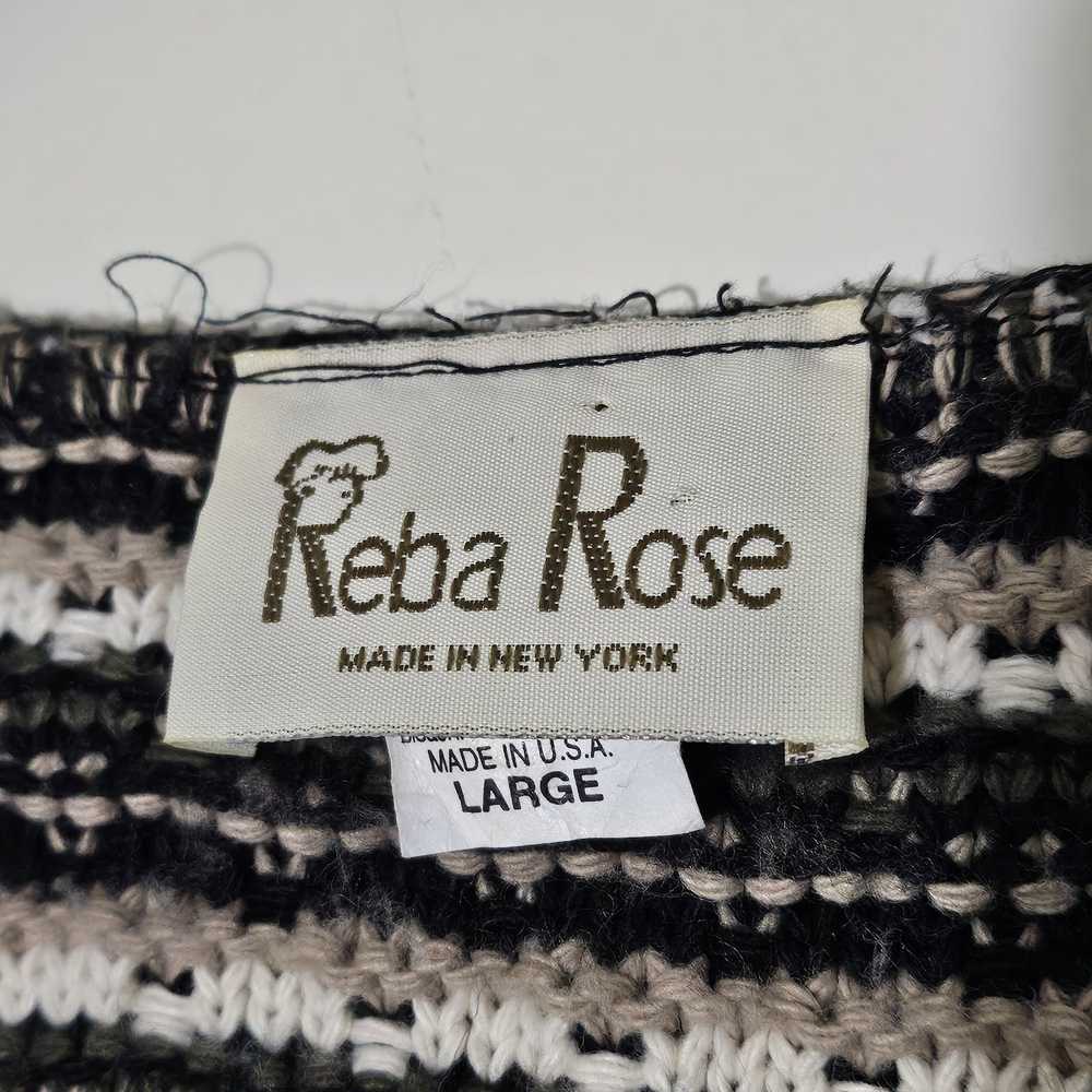 Made In Usa × Vintage Vintage 90's Reba Rose Blac… - image 5