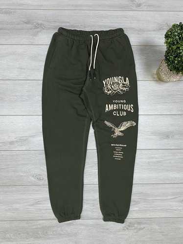 Forest Green Pump Cover Joggers by YOUNGLA 231