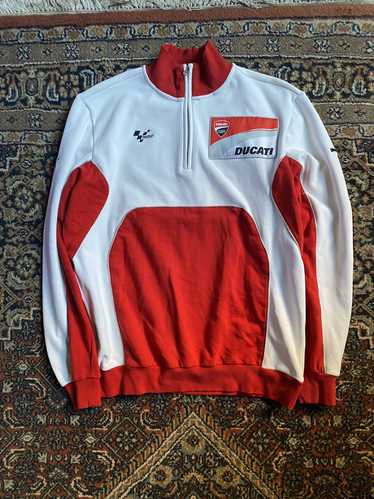 Puma × Vintage Puma Ducati Moto GP quarter zip swe