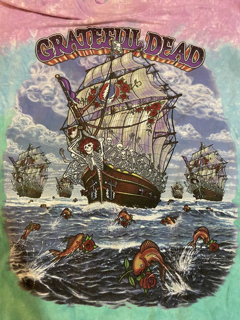 Liquid Blue Vintage 2001 “Grateful Dead Ship Of F… - image 2