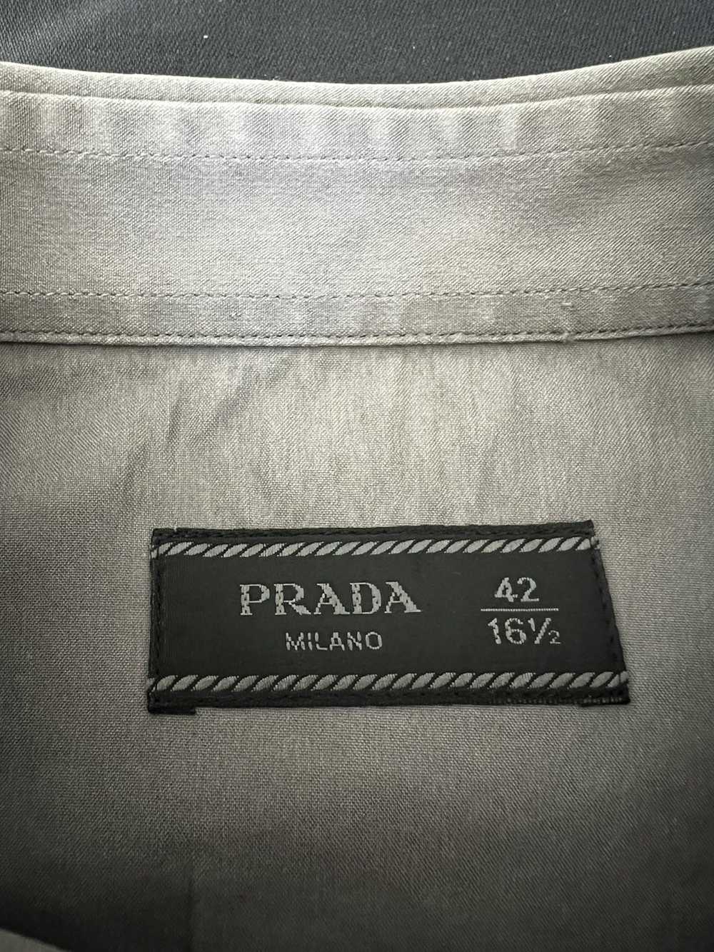 Prada Prada Grey Button Up Shirt - image 5