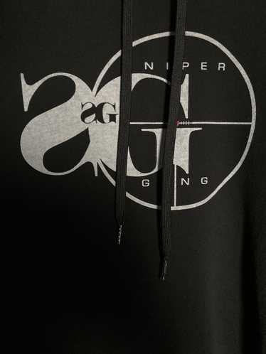 Black sniper gang outlet hoodie