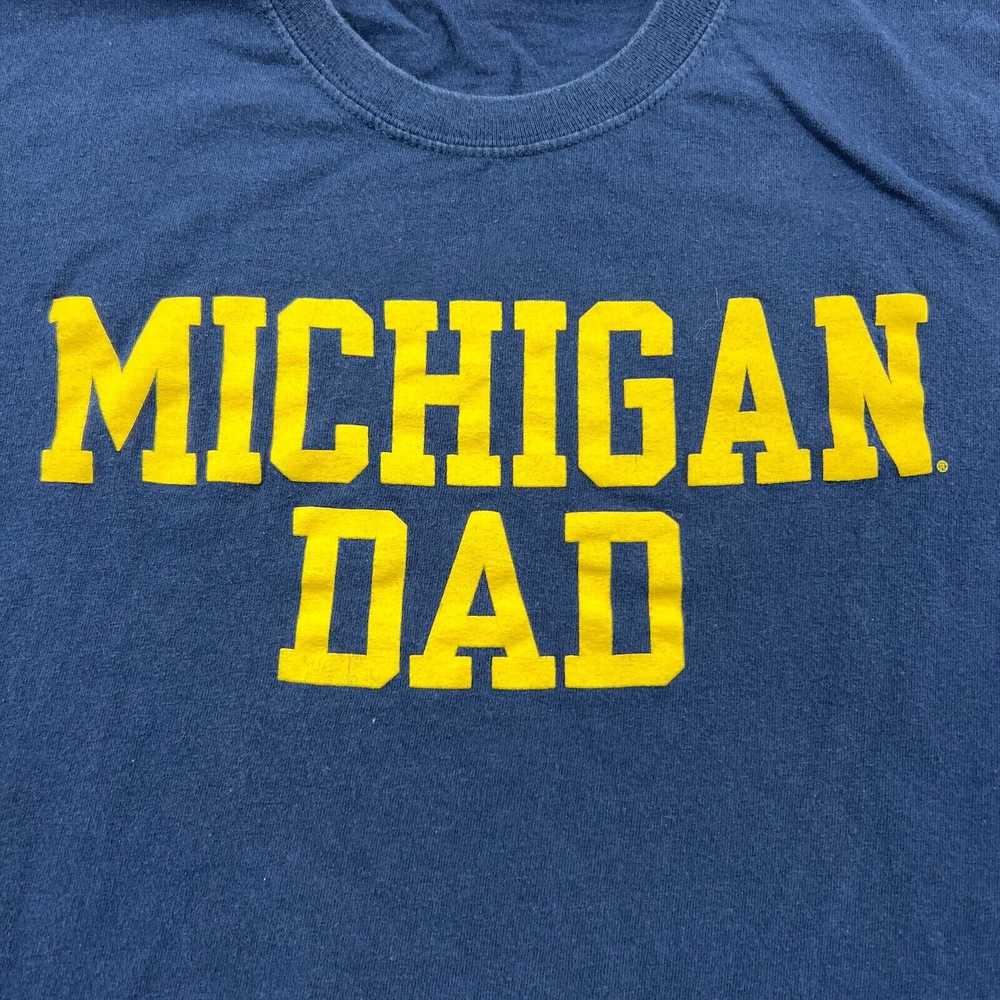 Vintage Michigan Dad Shirt Size M Mens Wolverines… - image 2