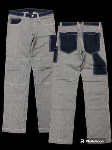 Fleece Lined Jeans Y2K Key Carpenter Jeans Insulated Denim Cargo