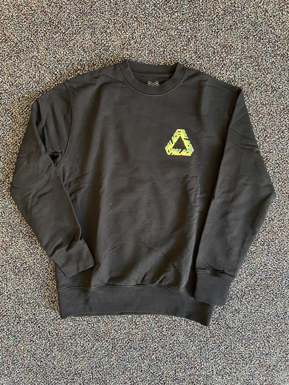 Palace Palace Split P3 Crew Black Green/Yellow - image 1